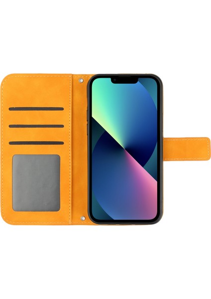 Apple Iphone 13 6.1 Inç Için HT04 Baskılı Ayçiçeği Cilt Touch Pu Deri + Tpu Kasa Stand Cüzdan Telefon Kapağı Omuz Kayışı Ile (Yurt Dışından) indirimleri