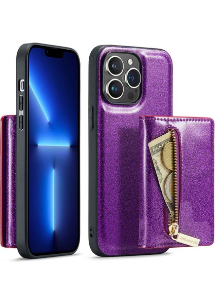 Dg.ming M3 Serisi 2'si 1 Arada Söndürülebilir Telefon Kılıfı Apple Iphone 13 Pro Max 6.7 Inç (Yurt Dışından)