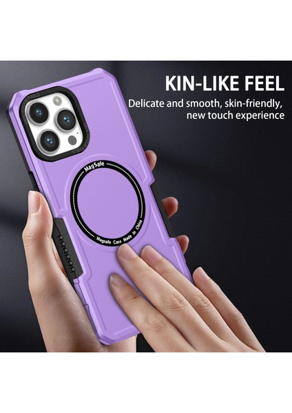 Apple Iphone 13 Pro Max 6.7 Inç Kamera Lens Çerçeve Tasarımı Pc + Tpu Şok Geçirmez Kapak Manyetik Telefon Kılıfı Magsafe Ile Uyumlu (Yurt Dışından) indirimleri