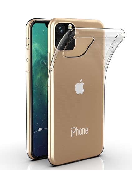 Apple Iphone 11 Pro 5.8 Inçlik Telefon Kasası Için Yüksek Şeffaflık Şok Geçirmez Esnek Esnek Anti-Çizik Ultra Ince Tpu Kapağı (Yurt Dışından)