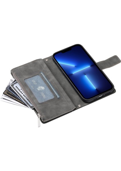 Apple Iphone 13 Pro Max 6.7 Inç Için Pu Deri Telefon Kabuğu, Mandala Çiçek Baskılı Kapak Stand Çok Kart Yuvası Zipper Cep Cüzdan Kılıfı (Yurt Dışından) indirimleri