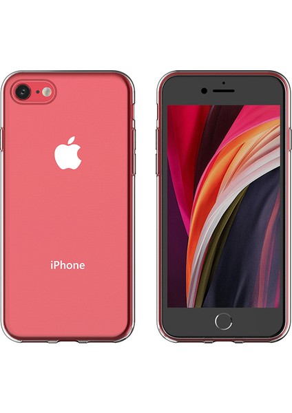 Apple Iphone 8/7 / Se (2020) / Se (2022) Için Anti Dust Cep Telefonu Kılıfı Ultra Slim Hd Şok Geçirmez Esnek Tpu Kapağı (Yurt Dışından)