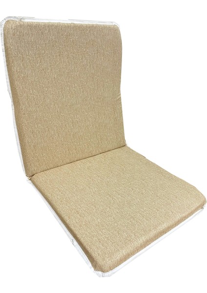 Sandalye Minderi Arkalıklı Lastikli Fermuarlı Süngerli-1 Adet(Cappucino Kırçıllı)Yıkanabilir fiyatları