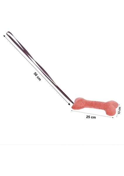 Köpek Kemik Oyuncak Ipli Çekiştirmeli Kumaş Elyaf Dolgulu Boy 25 cm En 6 cm modelleri