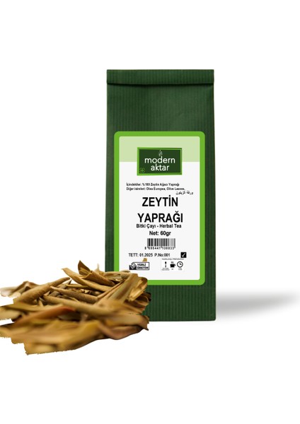 Zeytin Yaprağı Olea Europea 60 gr