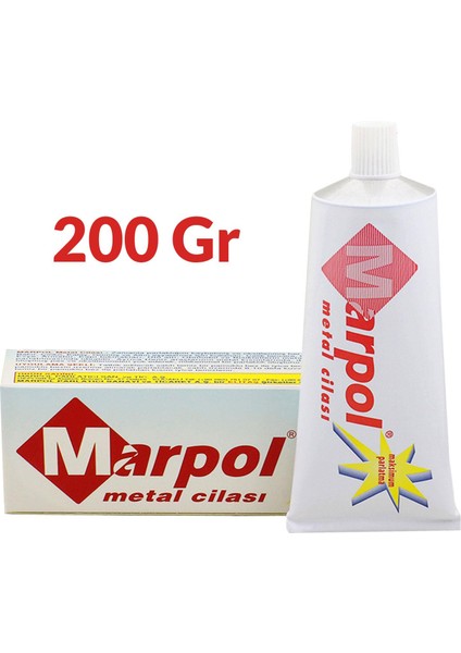 Metal Parlatma Cilası Pasta Cila Polisaj Jant Parlatıcı 200 gr (4'lü Set)