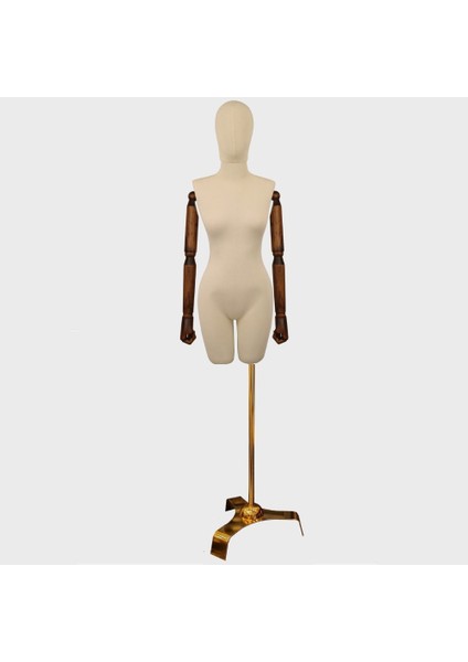 36 Beden Gold Ayaklı Pantolon Giyebilen Terzi Mankeni Vitrin Mankeni Prova Mankeni indirimleri