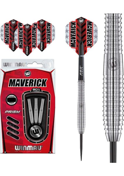 Maverick % 80 Tungsten Çelik Uçlu Dart Oku