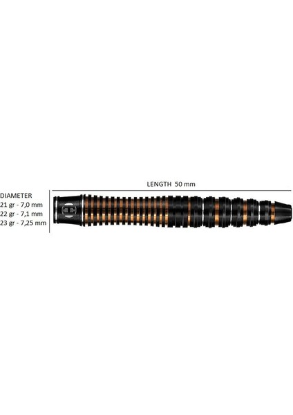 Noble %90 Tungsten Dart Oku