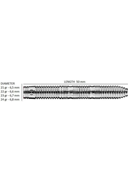 Rival %90 Tungsten Dart Oku