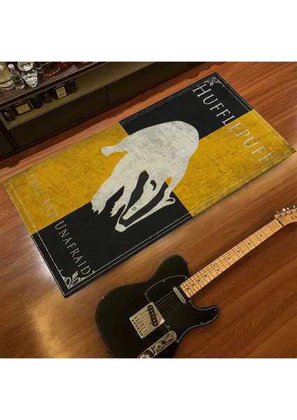 Harry Potter Hufflepuff Halısı Gruplar Hogwarts Binaları Filim Odası Genç Odası Halısı Yumuşak Doku fiyatları