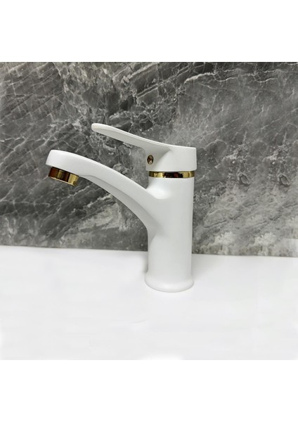 Beyaz Gold Yüksek Gövde Lavabo Batarya fiyatları