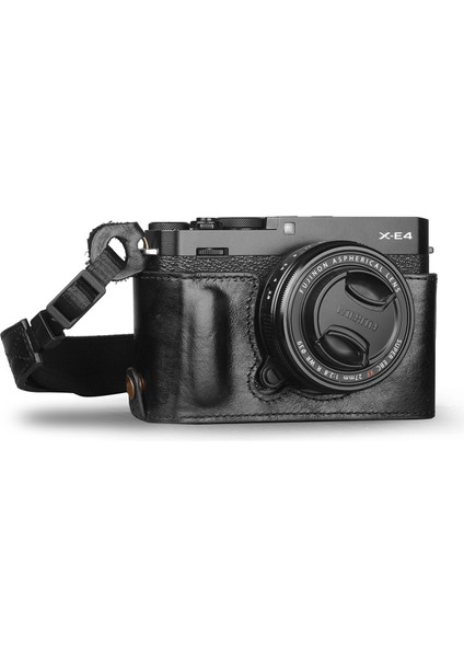 Fujifilm X-E4 Gerçek Deri Yarım Kamera Çantası