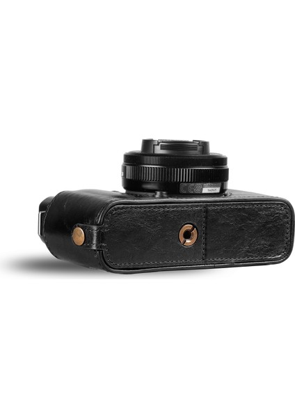 Fujifilm X-E4 Gerçek Deri Yarım Kamera Çantası modelleri