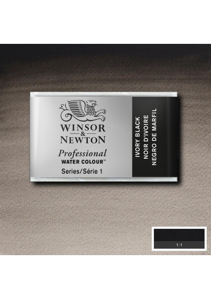 Professional Sulu Boya Tam Tablet Ivory Black 331 S.1