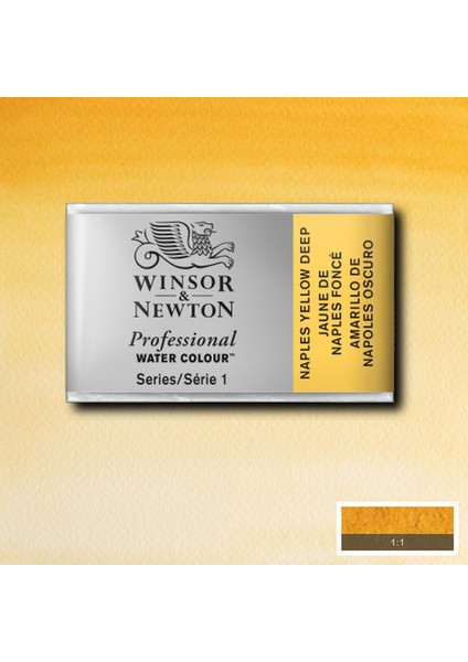 Professional Sulu Boya Tam Tablet Naples Yellow Deep 425 S.1