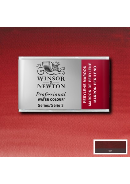 Professional Sulu Boya Tam Tablet Perylene Maroon 507 S.3