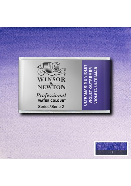 Professional Sulu Boya Tam Tablet Ultramarine Violet 672 S.2