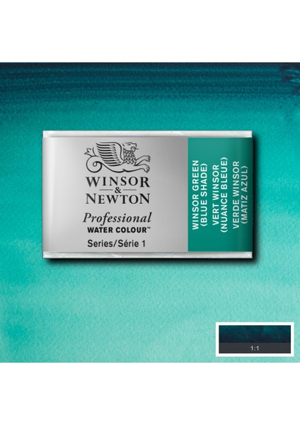 Professional Sulu Boya Tam Tablet Winsor Green (Blue Shade) 719 S.1