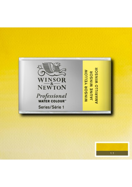 Professional Sulu Boya Tam Tablet Winsor Yellow 730 S.1