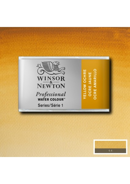 Professional Sulu Boya Tam Tablet Yellow Ochre 744 S.1