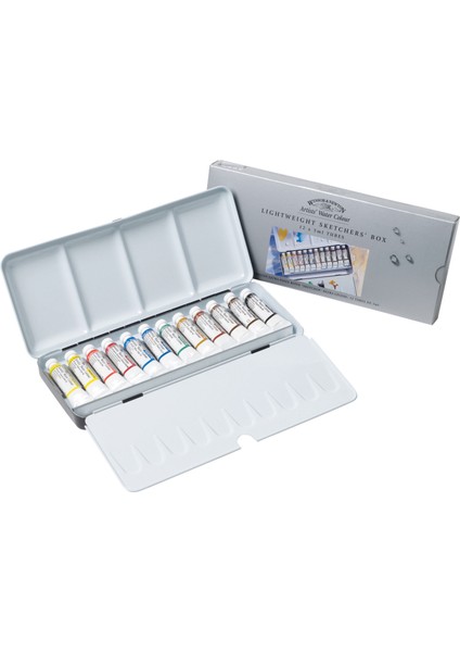 Professional Sulu Boya Seti Lightweight Sketchers Box (12 x 5ml Metal Kutu) modelleri