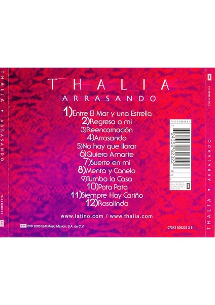 Thalia – Arrasando CD