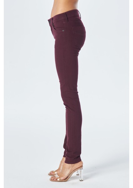 Naomi Bordo Normal Bel Skinny Fit Jean Pantolon C 4521-121