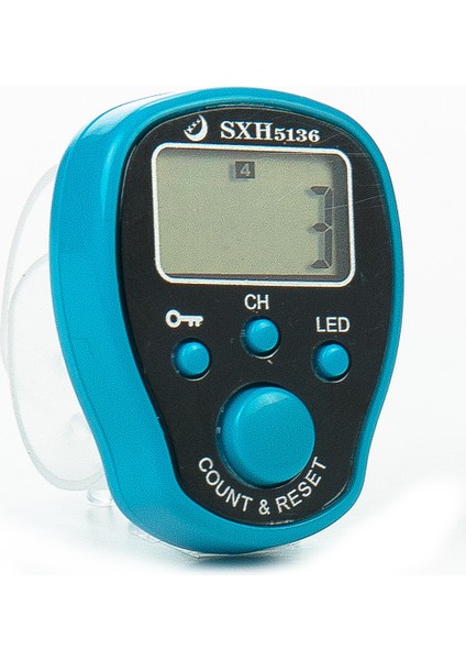 5 Hafızalı Işıklı ve Kilitli Zikirmatik - Mavi