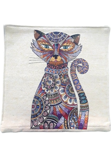 Dokuma Osmanlı Çini Motifli Dekoratif Kırlent Yastık Kılıfı fiyatları