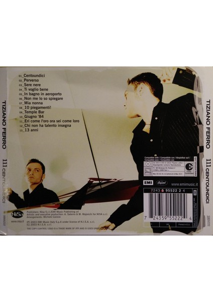 Tiziano Ferro – 111 Centoundici (Cd) fiyatları