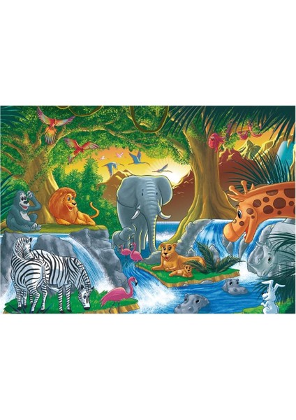 Animal Wild Çocuk Puzzle & Yapboz - 24 Parça