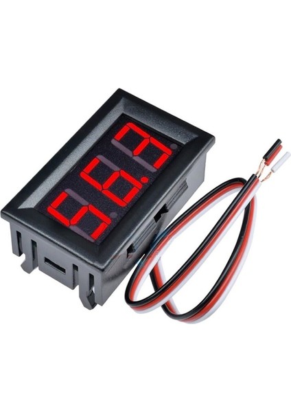 0.56 Inch Dc 0-100V Digital Voltmetre 3 Telli Panel Tip