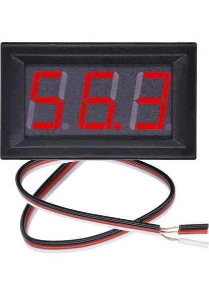 0.56 Inch Dc 0-100V Digital Voltmetre 3 Telli Panel Tip