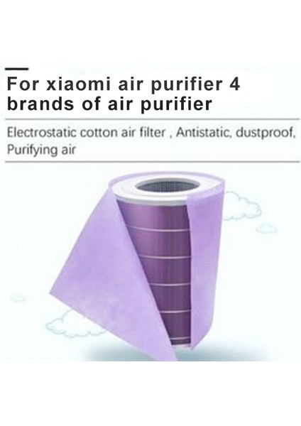 I Xiaomi Mi Air Purifier 4 Için Toz Tutucu Filtre 6 Adet