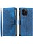 Apple iPhone 13 Pro 6.1 İnç Fermuar Cep Cüzdanı Birden Fazla Kart Yuvası Telefon Kapağı Mandala Çiçek Baskılı Standı Pu Deri Telefon Kılıfı Kayış (Yurt Dışından) 1