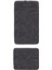Segura Peluş Antrasit Kaydırmaz Taban 2li Banyo Paspası 60 x 100 - 50 x 60 2