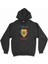 Kişinev Moldova Bayraklı Kalpli Siyah Sweatshirt Hoodie 1