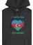 Karabağ Azerbaycan Bayraklı Kalpli Siyah Sweatshirt Hoodie 2