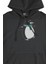 Atkılı Penguen Siyah Sweatshirt Hoodie 2
