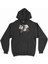 Tatlı Panda Tasarım Siyah Sweatshirt Hoodie 1