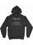 Valenciya Manzaralı Siyah Sweatshirt Hoodie 1