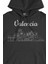 Valenciya Manzaralı Siyah Sweatshirt Hoodie 2