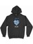 Kavala Yunanistan Bayraklı Kalpli Siyah Sweatshirt Hoodie 1