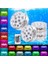 Rgb Submersible LED Light IP68 Remote Control 16 Colors Su Geçirmez Dekor Disk Işık Rgb Kumandalı Renkli LED Işık Yılbaşı Işıkları Noel Işıkları 1