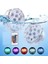 Rgb Submersible LED Light IP68 Remote Control 16 Colors Su Geçirmez Dekor Disk Işık Rgb Kumandalı Renkli LED Işık Yılbaşı Işıkları Noel Işıkları 4