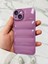 iPhone 14 Puffer Hologram Kılıf Parlak Kılıf Yastık Kılıf Kamera Korumalı Kılıf Yumuşak Kılıf 2