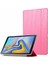 Samsung Galaxy Tab A T590 Uyumlu Smart Cover Katlanabilir Standlı Tablet Akıllı Kapak Pembe 1
