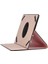 Unik Universal 10 İnç ile Uyumlu Uyku Modlu 360 Derece Dönebilen Standlı Tablet Kılıfı Rose Gold 1