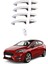 Ford Fiesta Uyumlu 2009-2017 Krom Kapı Kolu 4 Kapı Paslanmaz Çelik 4